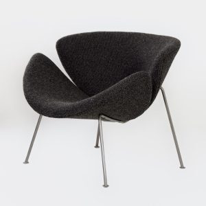 Orange Slice van Pierre Paulin voor Artifort, 1960s – Vroege Versie, Opnieuw Gestoffeerd