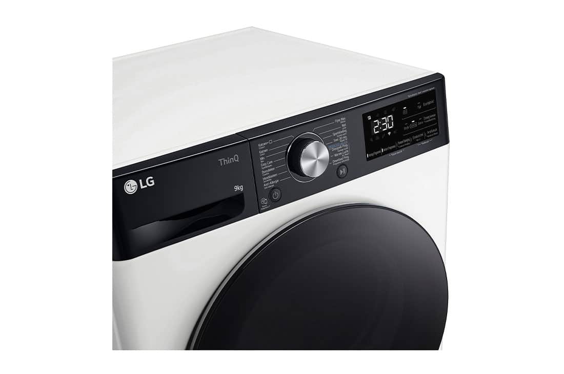LG RH90V9LVEN wasdroger Vrijstaand Voorbelading 9 kg A+++ Zwart, Wit - Afbeelding 5