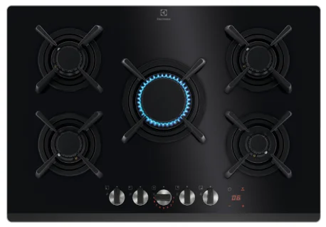 Electrolux KGG753753K Zwart Ingebouwd 75 cm Gaskookplaat 5 zone(s) - Afbeelding 3