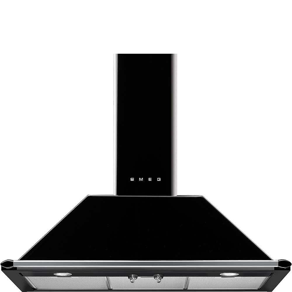 Smeg KT90BLE afzuigkap Muurmontage Zwart 820 m³/uur A - Afbeelding 5