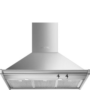 Smeg KD90HXE afzuigkap Muurmontage Roestvrijstaal 781 m³/uur A+