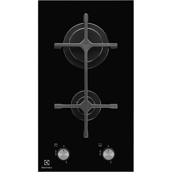 Electrolux EGC3322NVK Zwart Ingebouwd Gaskookplaat 2 zone(s)