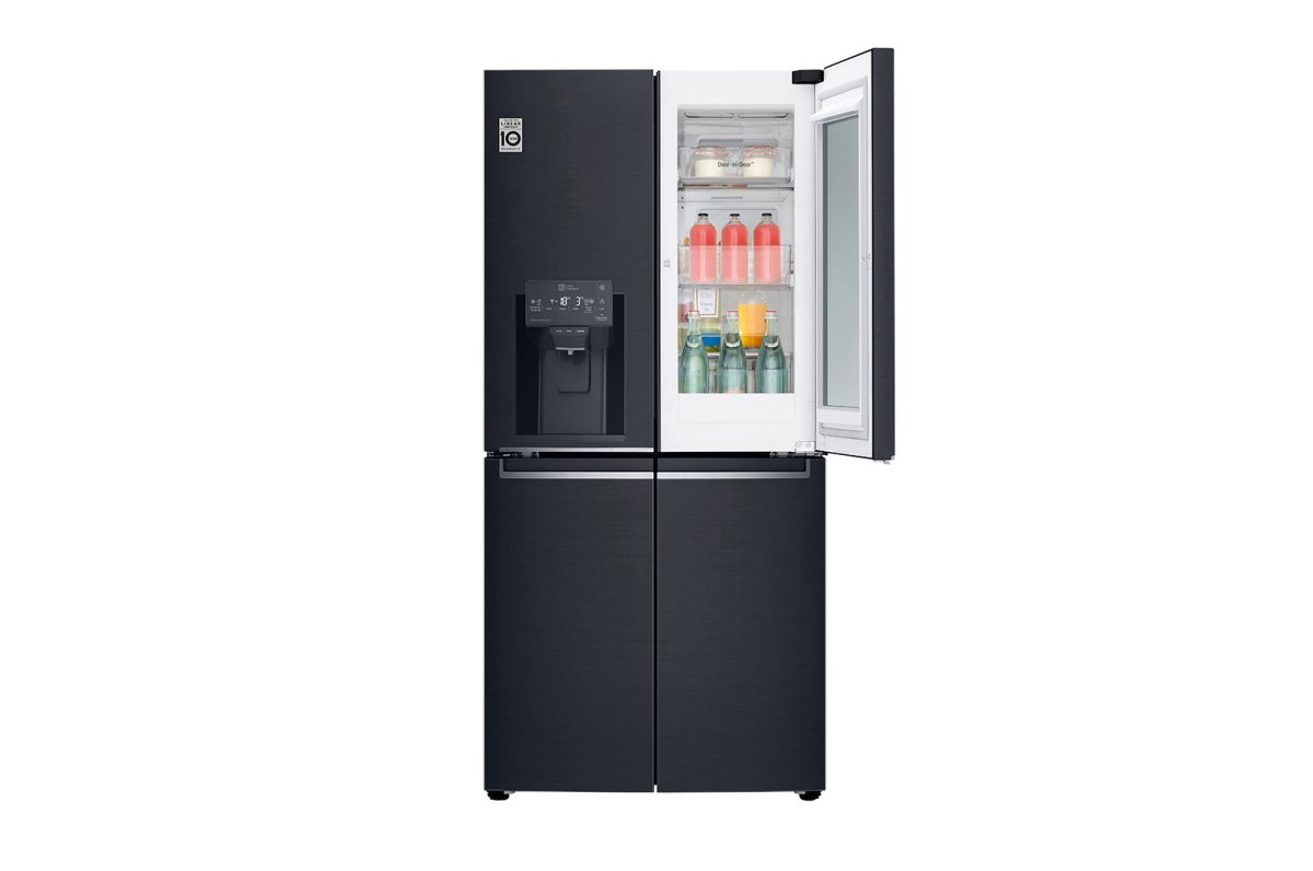 LG InstaView GMX844MCKV amerikaanse koelkast Vrijstaand 423 l F Zwart - Afbeelding 7