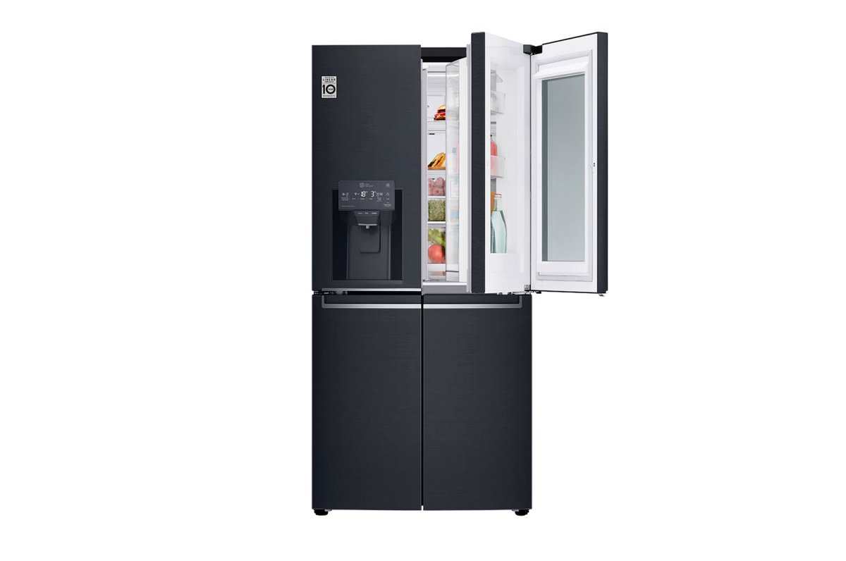 LG InstaView GMX844MCKV amerikaanse koelkast Vrijstaand 423 l F Zwart - Afbeelding 8