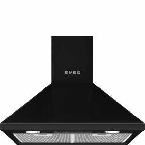 Smeg KSED65NEE afzuigkap Muurmontage Zwart 600 m³/uur B