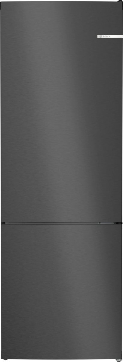 Bosch Serie 4 KGN492XCF koel-vriescombinatie Vrijstaand 440 l C Zwart, Roestvrijstaal