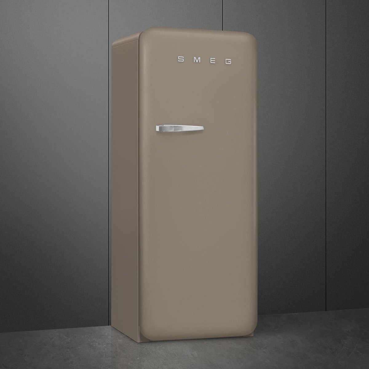Smeg FAB28RDTP5 combi-koelkast Vrijstaand 270 l D Bruin - Afbeelding 4