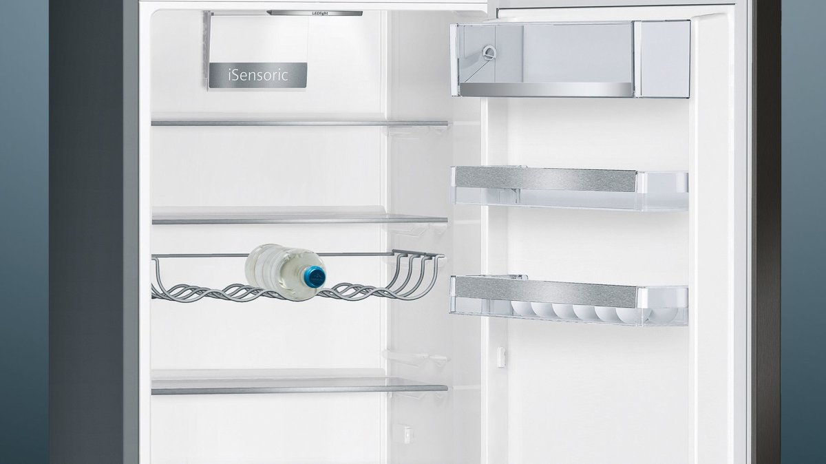Siemens iQ500 KG39E8XBA koel-vriescombinatie Vrijstaand 343 l B Zwart, Roestvrijstaal DHZ3434 - Afbeelding 5