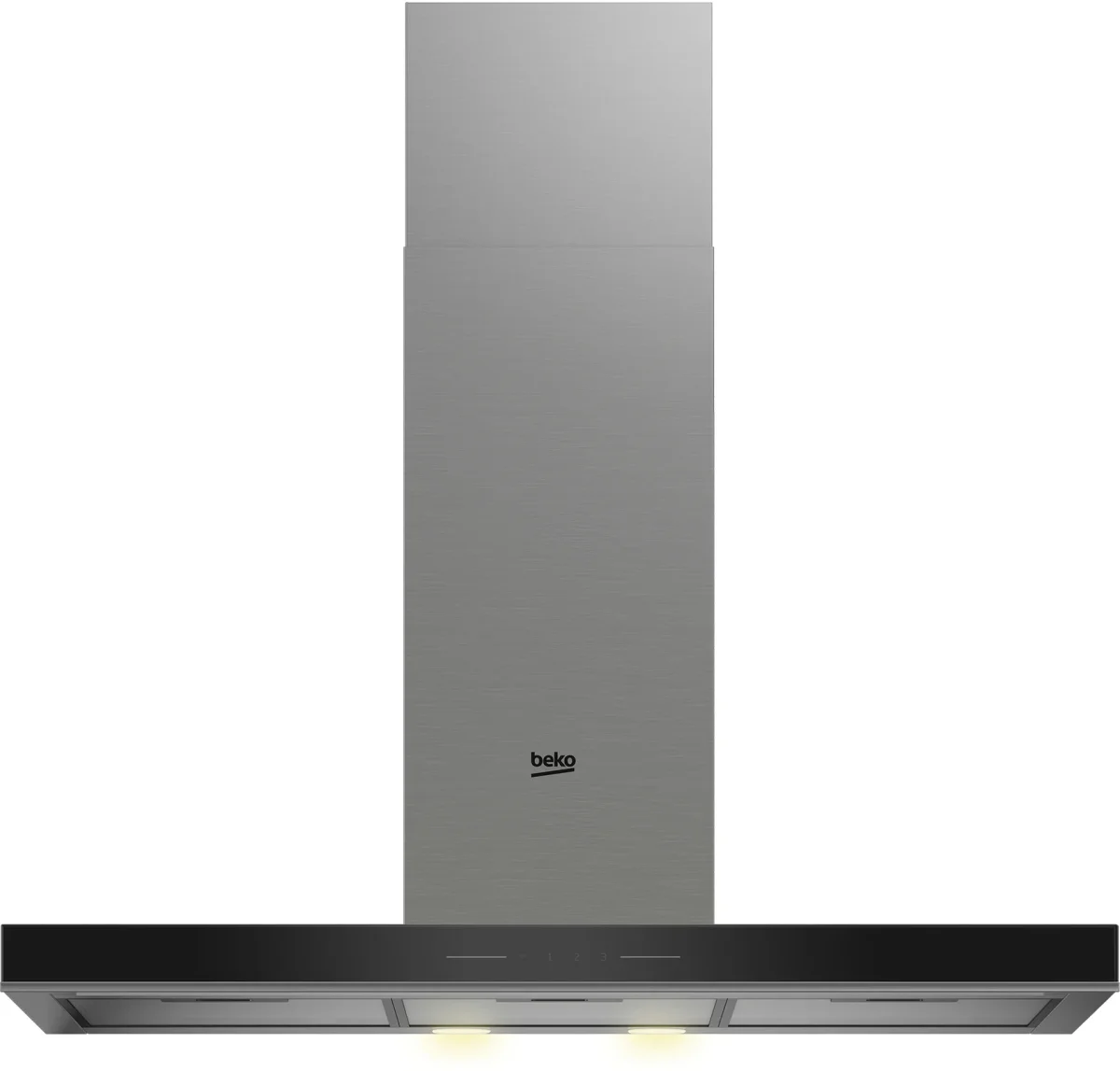 Beko BHCB93640BH afzuigkap Muurmontage Zwart, Roestvrijstaal 645 m³/uur - Afbeelding 3