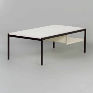 Witte Salontafel 3651 van Coen De Vries voor Gispen – 1960s