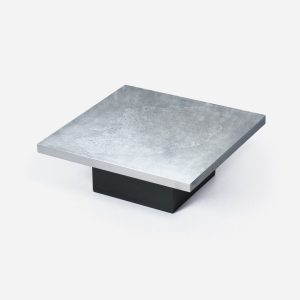 Salontafel met Geëtst Metalen Blad van Heinz Lilienthal, Duitsland, 1970s