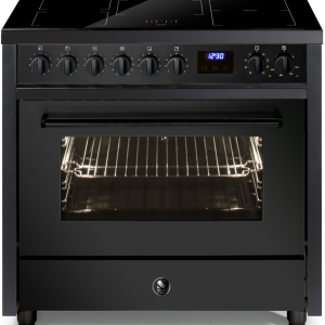 Steel Enfasi Pulse 90 EP9F-5FIW NF Black inductie fornuis