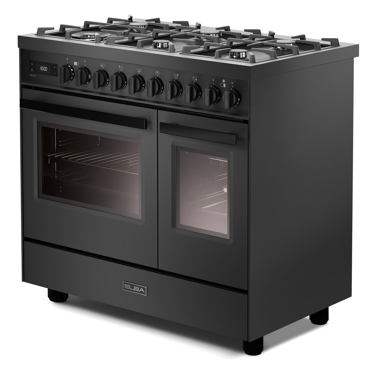 Elba EX 966T MAA 90cm antraciet gasfornuis - Afbeelding 5