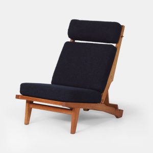 Lounge stoel AP-71 van Hans Wegner voor AP Stolen, 1968 – opnieuw gestoffeerd, zeldzaam