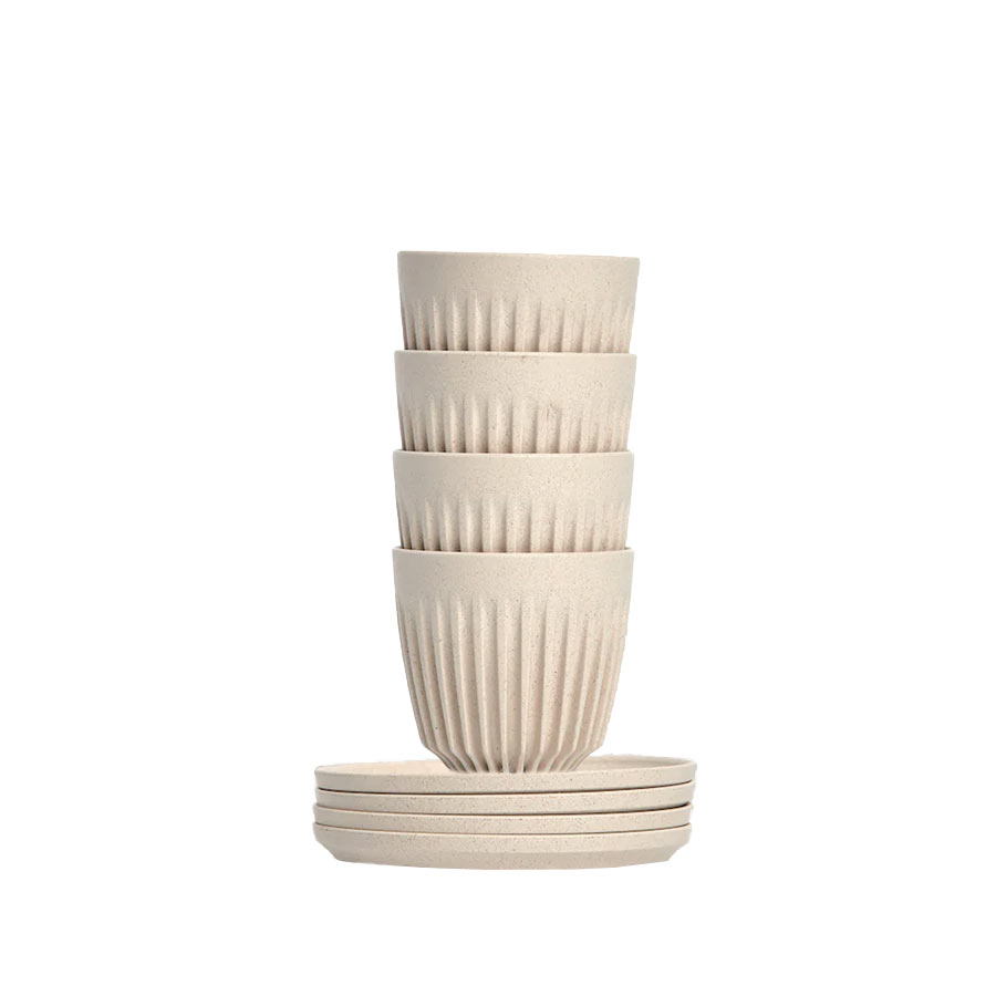 HuskeeCup Espressokopjes – Set van 4 - Afbeelding 6