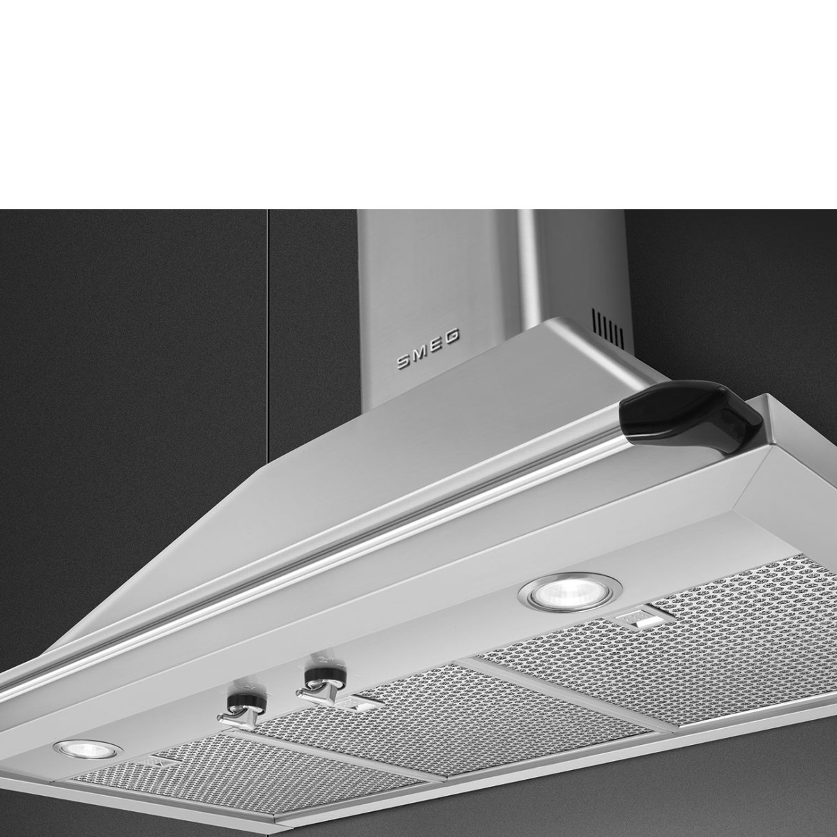 Smeg KTR90XE afzuigkap wand model in rvs met randafzuiging - Afbeelding 4