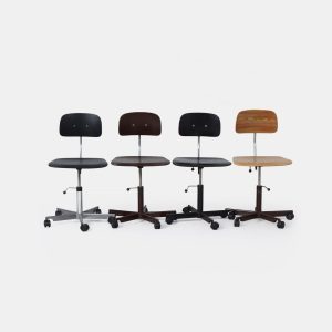 Kevi bureaustoelen van Jørgen Rasmussen voor KEVI A·S, set van 4, 1970s – Verstelbaar