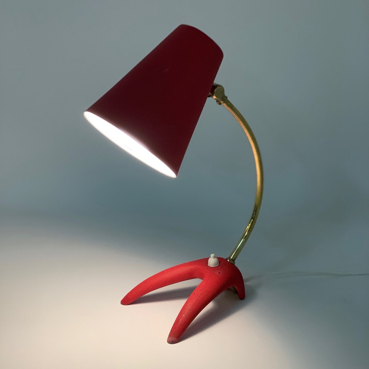 Zweedse Bureaulamp van Ewa Värnamo, 1950s - Afbeelding 2