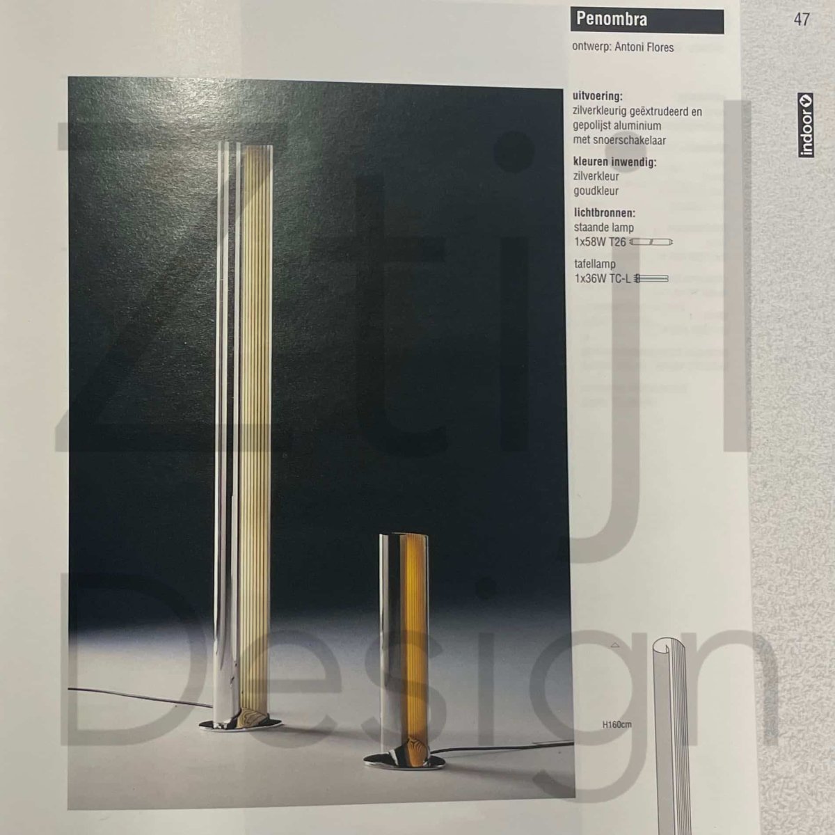 Penombra Tafellamp van Antoni Flores voor Sargot Barcelona, 1980s - Afbeelding 9