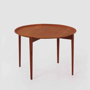 Ronde Salontafel van Hans Olsen voor Viskadalens Möbelindustri, 1960s | Scandinavisch Modern