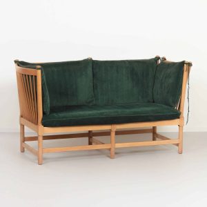 Spoke-Back Bank van Borge Morgensen voor Fritz Hansen, 1963 | Vroege Editie