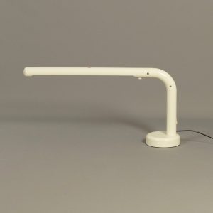Witte Tube Bureaulamp van Anders Pehrson voor Atelje Lyktan, 1970s