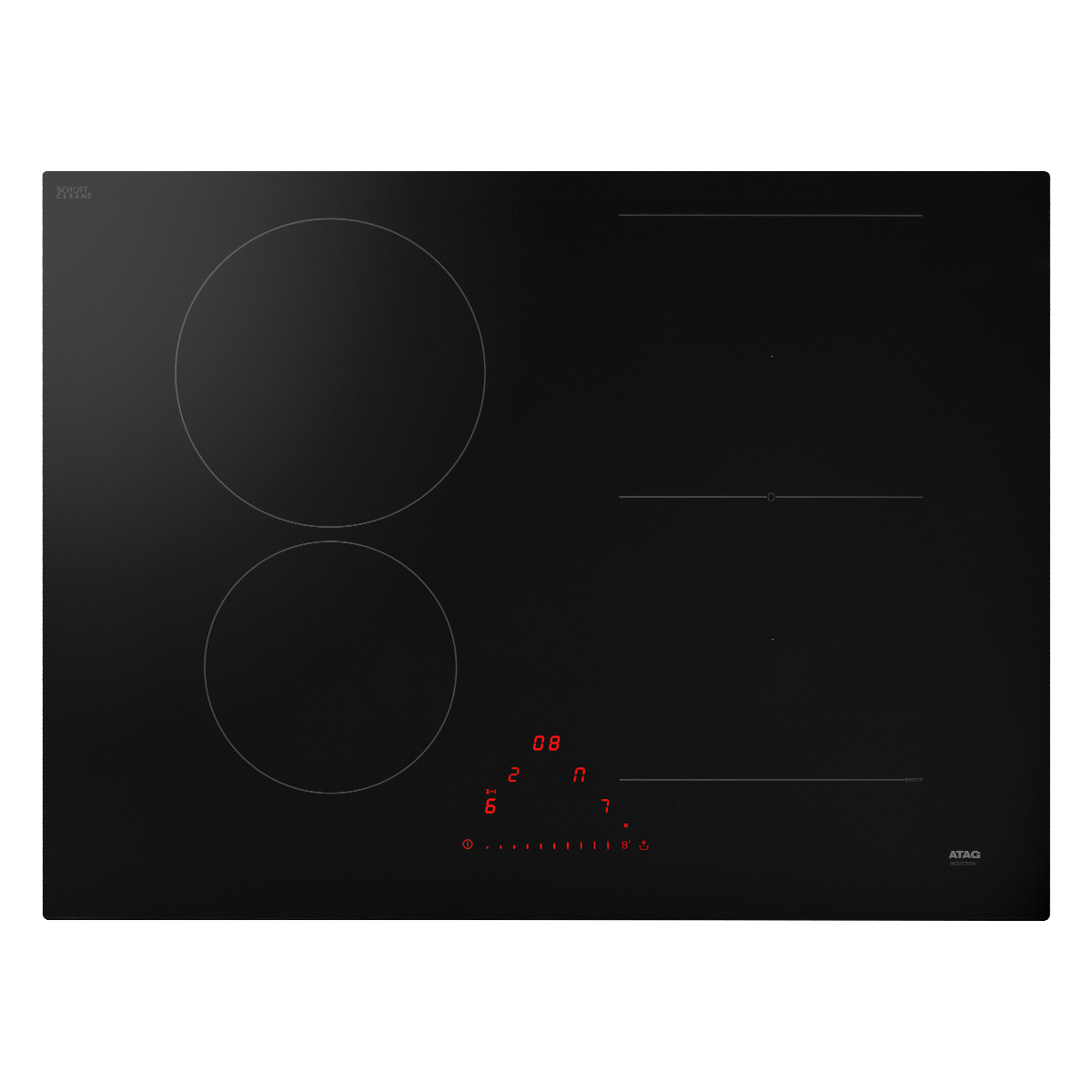 ATAG BIH07471EV kookplaat Zwart Ingebouwd 70 cm Inductiekookplaat zones 4 zone(s) - Afbeelding 4