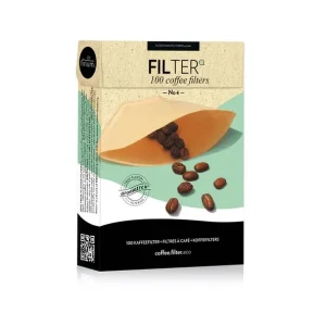 Ongebleekte Koffiefilters nr 4 & 2