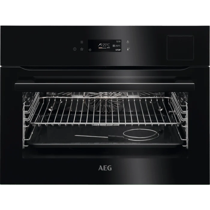 AEG Series 8000 KSK792280B oven 43 l A++ Zwart, Roestvrijstaal - Afbeelding 2