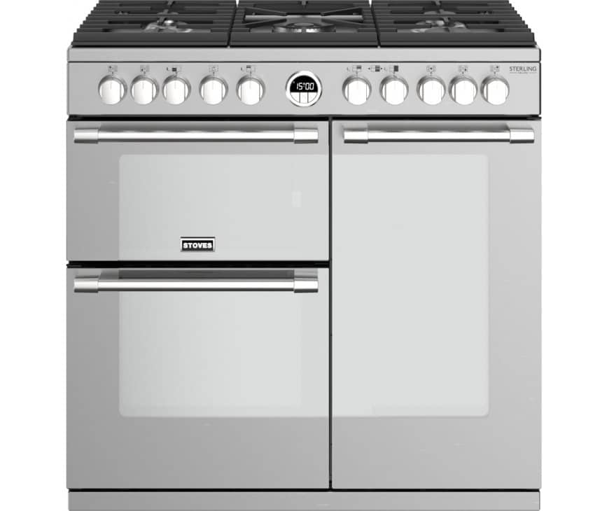 Stoves Sterling S900 DF Deluxe RVS - Afbeelding 2