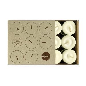 Vegan plantaardige Theelichtjes (18 st.)